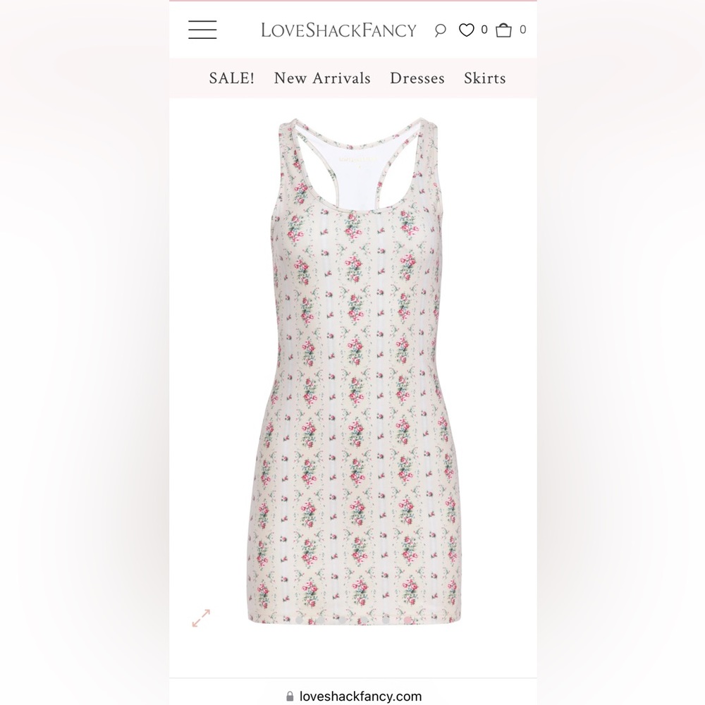 LoveShackFancy Natori Mini Dress - Picture 4 of 7